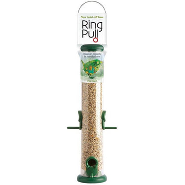 Ring Pull - Green 4 Port Seed Feeder